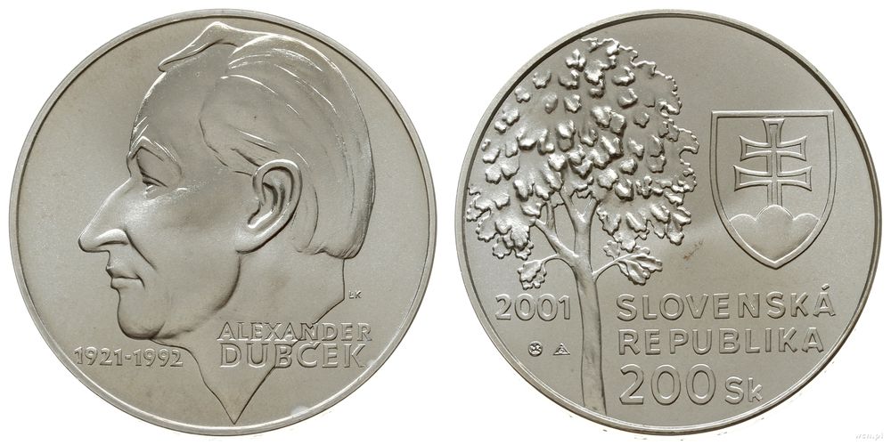 Słowacja, 200 koron, 2001