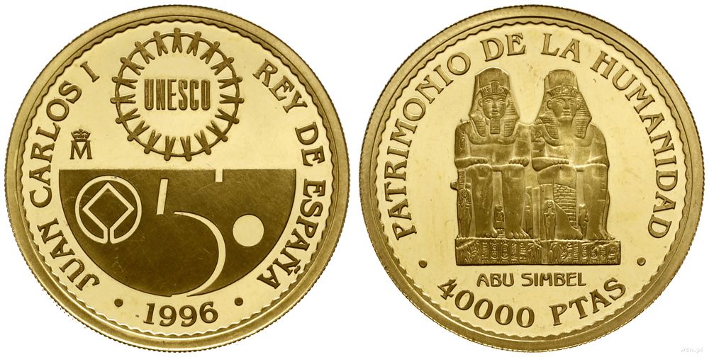 Hiszpania, 40.000 peset, 1996