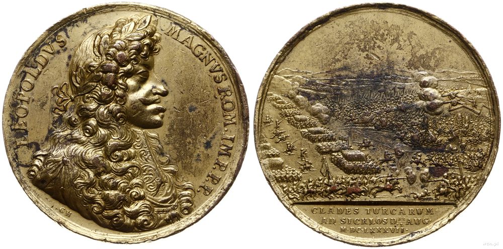 Austria, medal Bitwa pod Siklós, 1687