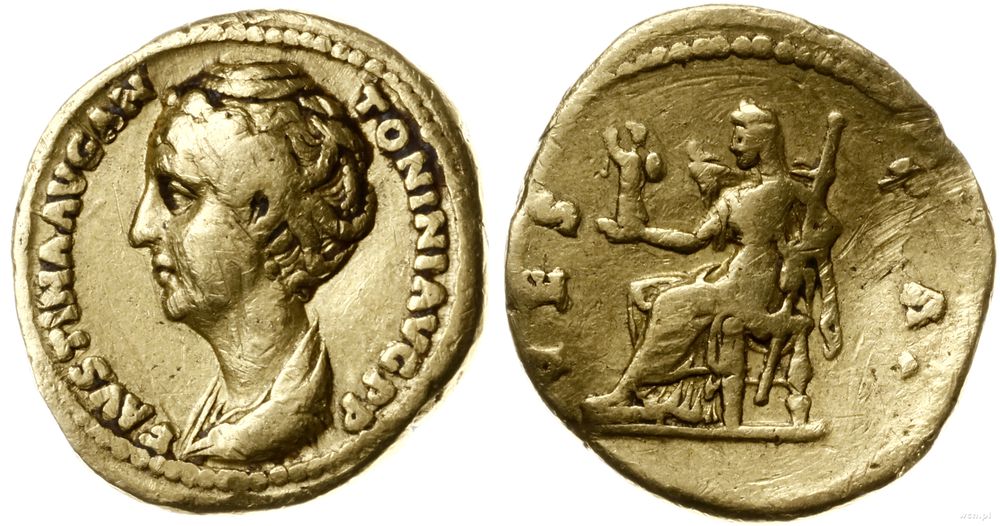 Cesarstwo Rzymskie, aureus, 138-141
