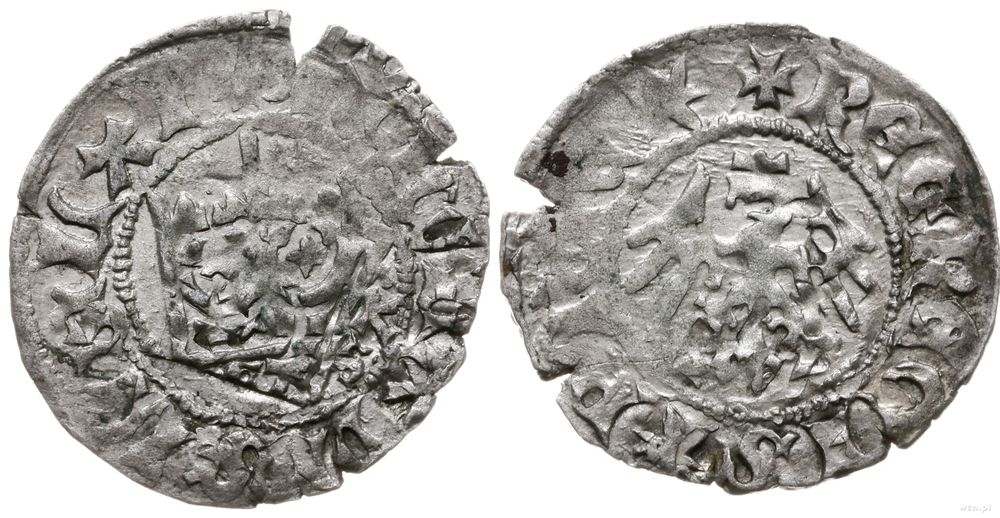 Polska, półgrosz koronny, lata 1404-1405