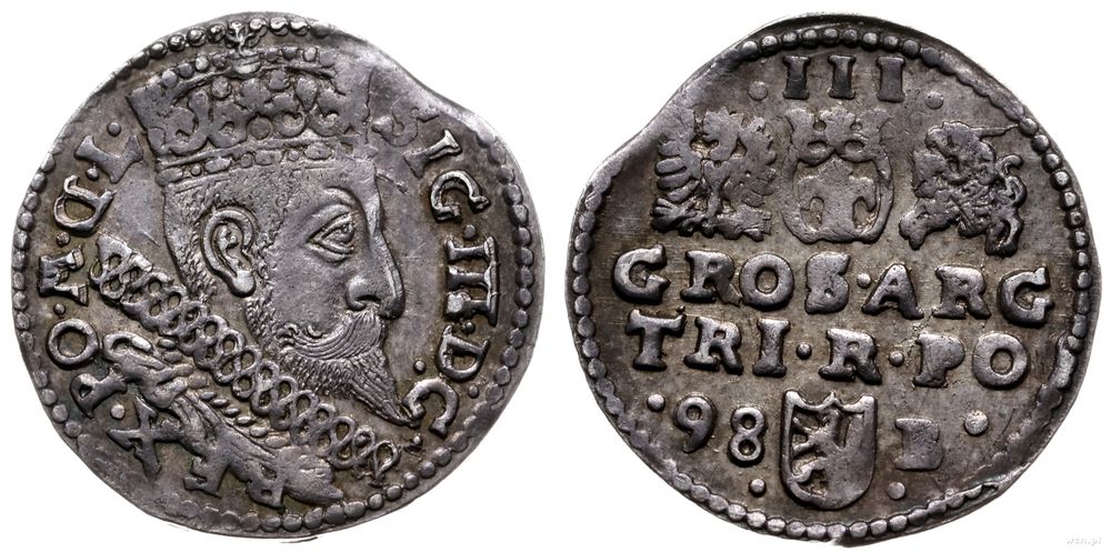 Polska, trojak, 1598