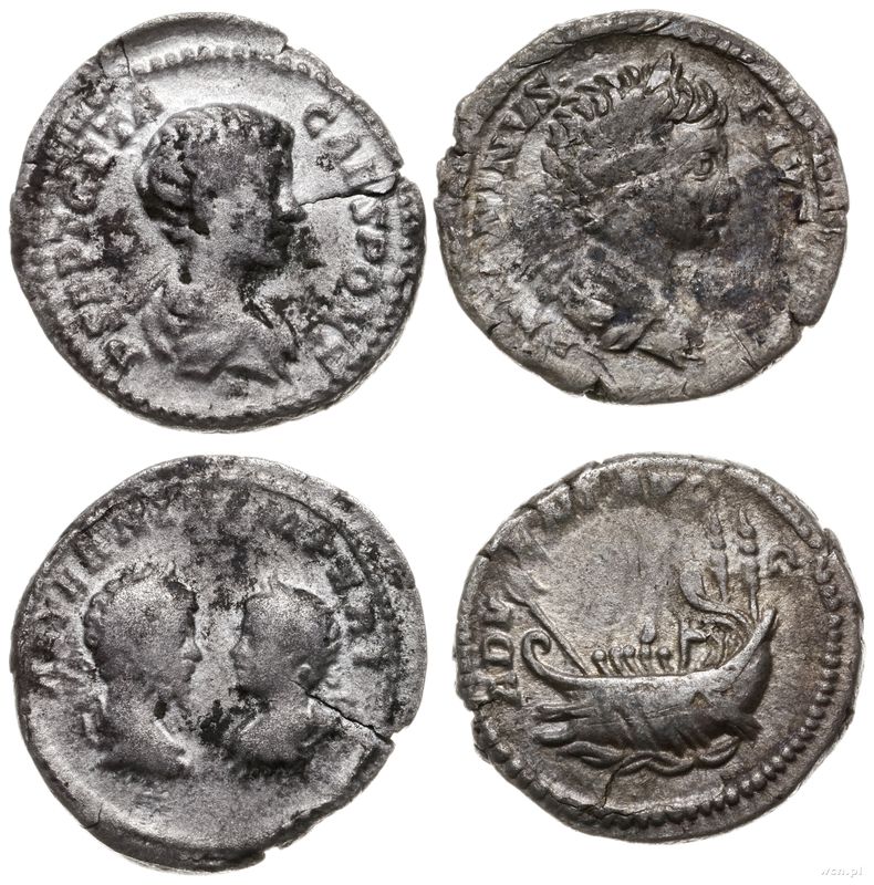 Cesarstwo Rzymskie, zestaw denarów