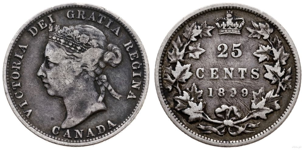 Kanada, 25 centów, 1899