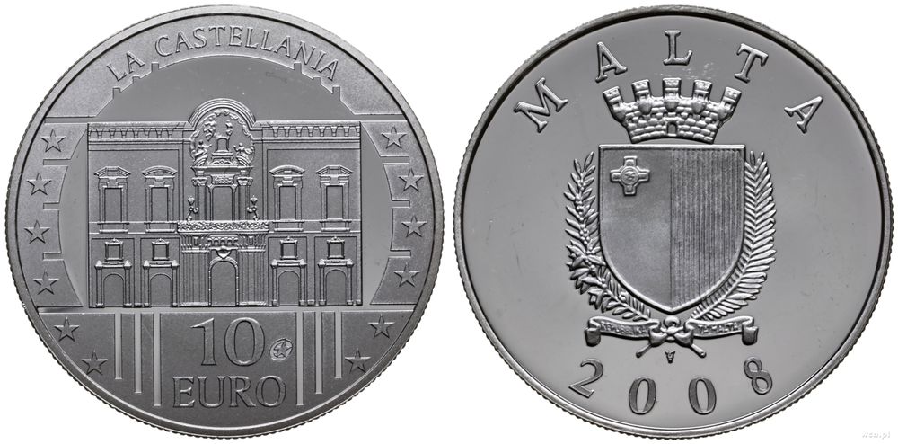 Malta, 10 euro, 2008