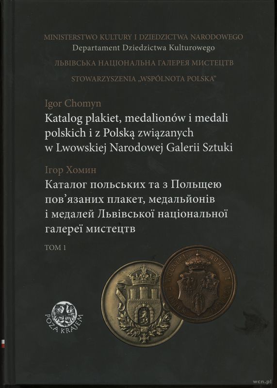 wydawnictwa polskie, I. Chomyn - Katalog plakiet, medalionów i medali polskich i z Polską związ..
