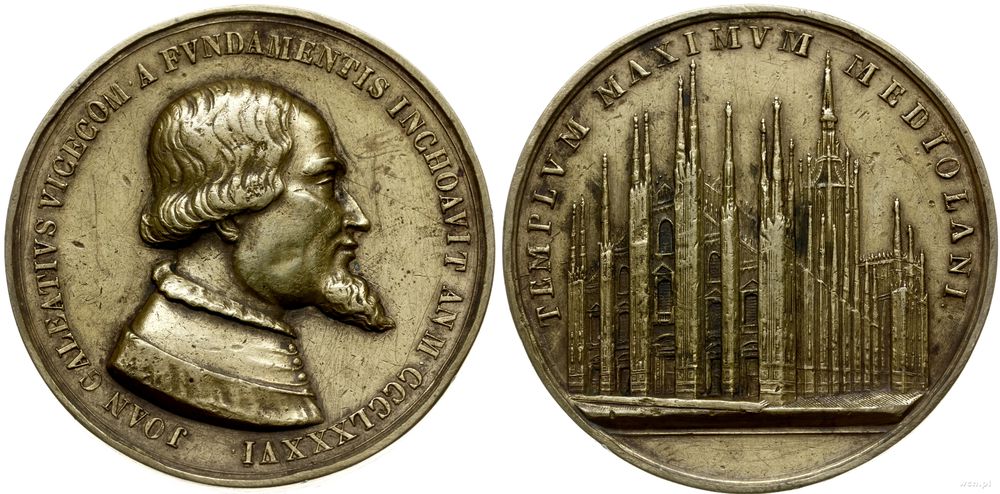 Włochy, medal - G. G Visconti, 1844