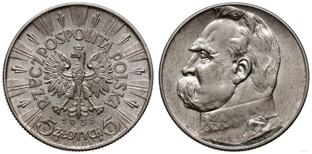 Polska, 5 złotych, 1935