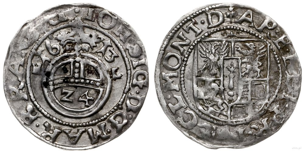 Prusy Książęce 1525-1657, grosz, 1613
