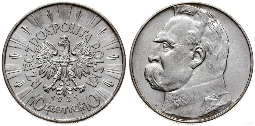 Polska, 10 złotych, 1935