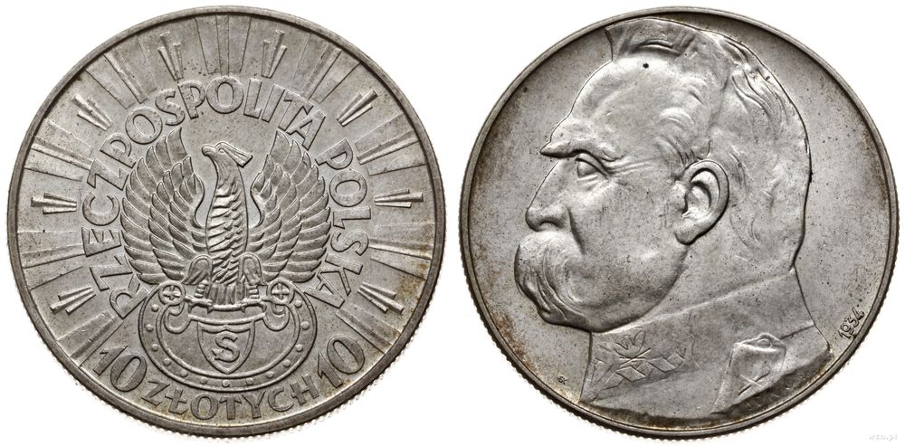 Polska, 10 złotych, 1934  S