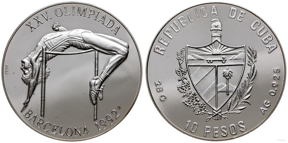 Kuba, 10 pesos, 1990