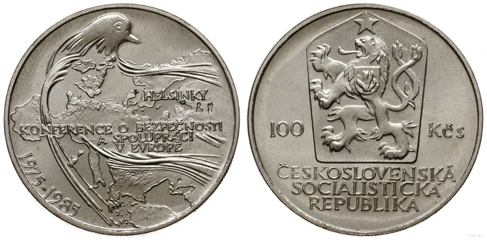 Czechosłowacja, 100 koron, 1985