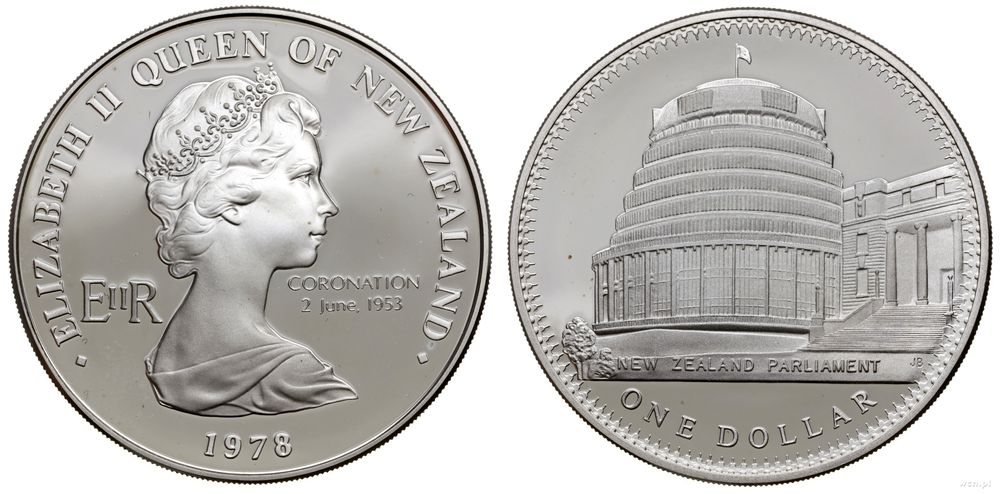 Nowa Zelandia, 1 dolar, 1978