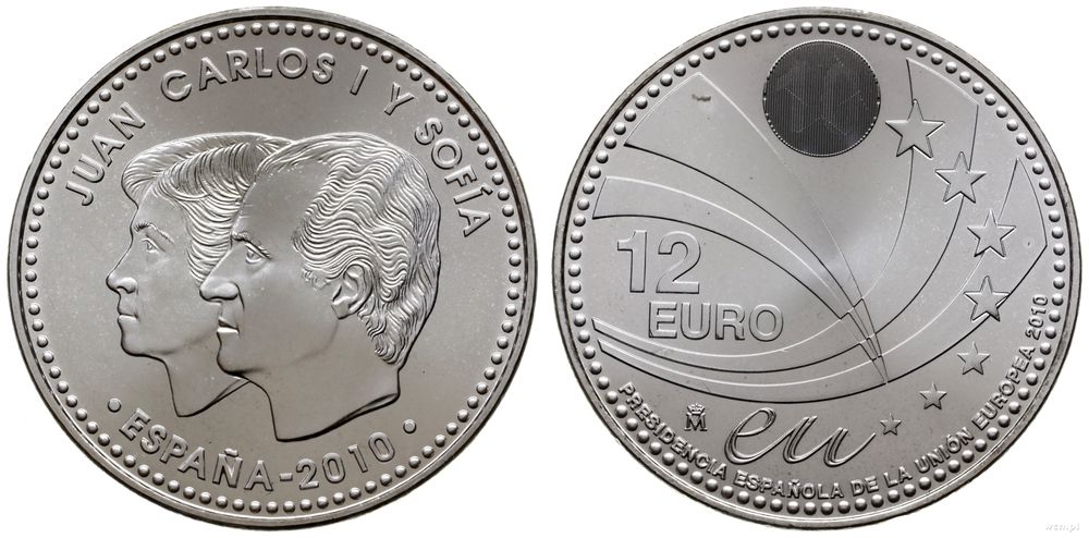 Hiszpania, 12 euro, 2010