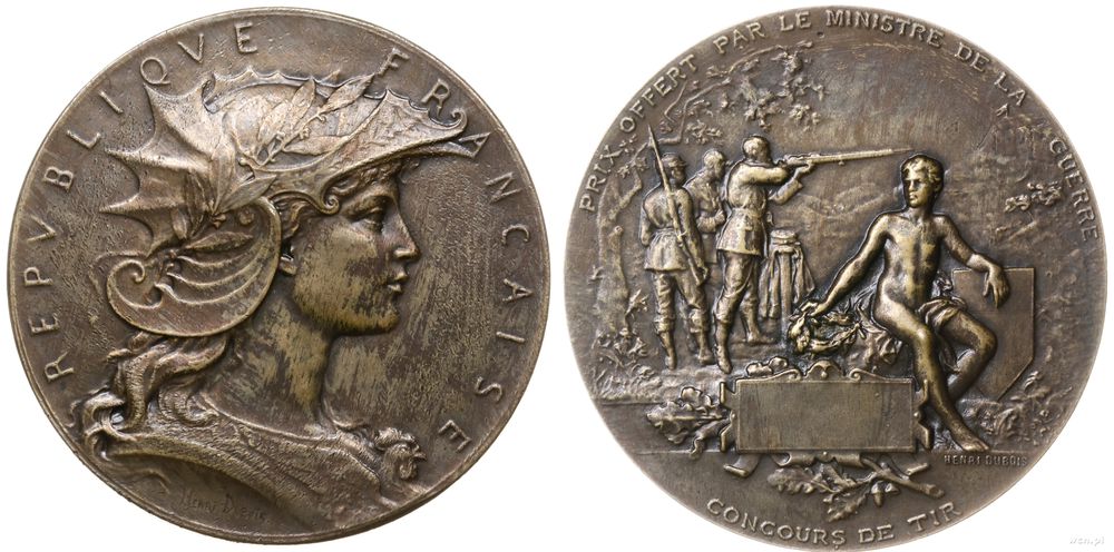 Francja, Medal za zawody strzeleckie, XIX/XX w.