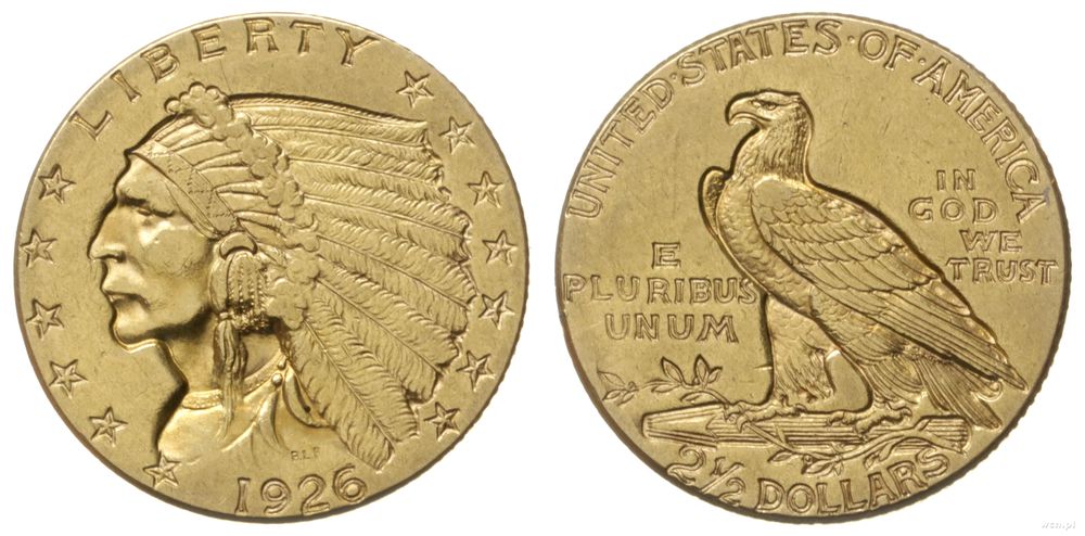 Stany Zjednoczone Ameryki (USA), 2 1/2 dolara, 1926