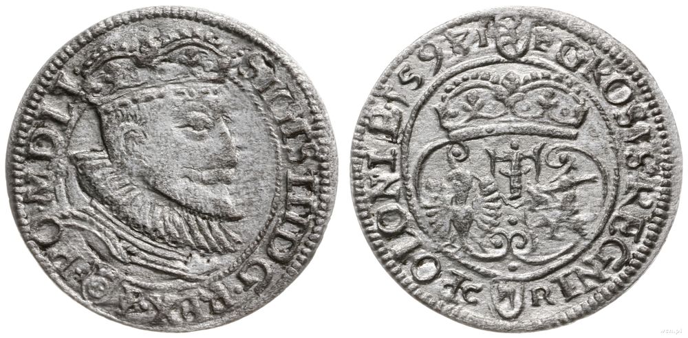 Polska, grosz, 1593