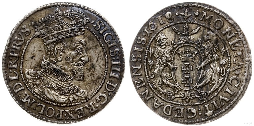 Polska, ort, 1618