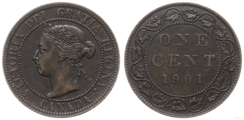 Kanada, 1 cent, 1901