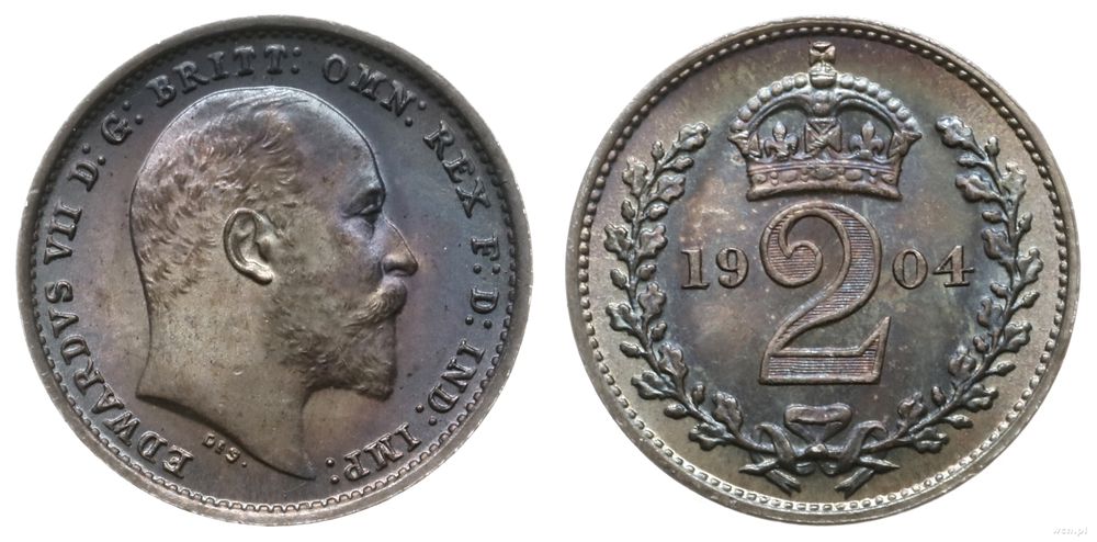 Wielka Brytania, 2 pensy, 1904