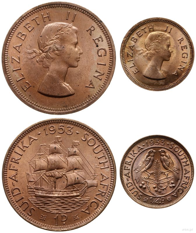 Republika Południowej Afryki, zestaw 2 monet