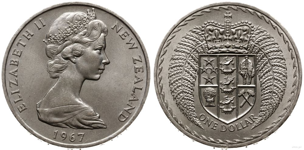 Nowa Zelandia, dolar, 1967