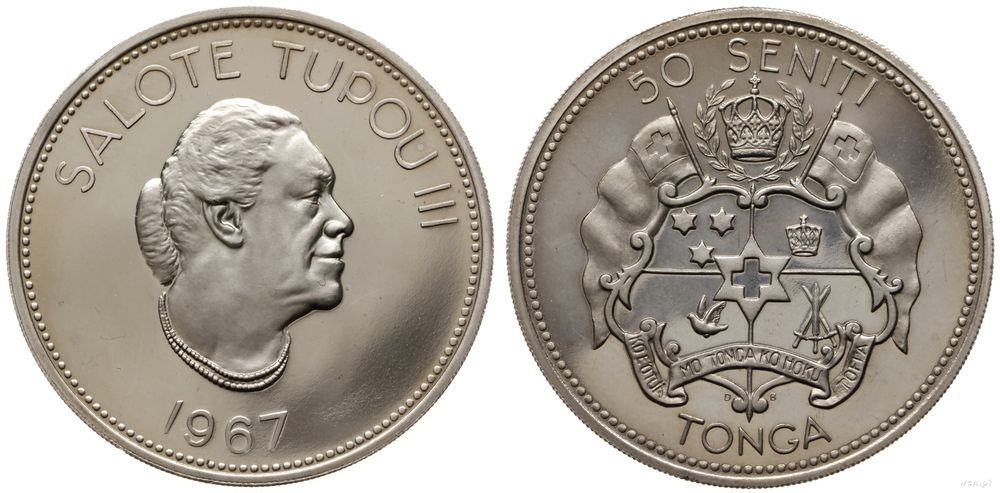 Tonga, 50 senti, 1967