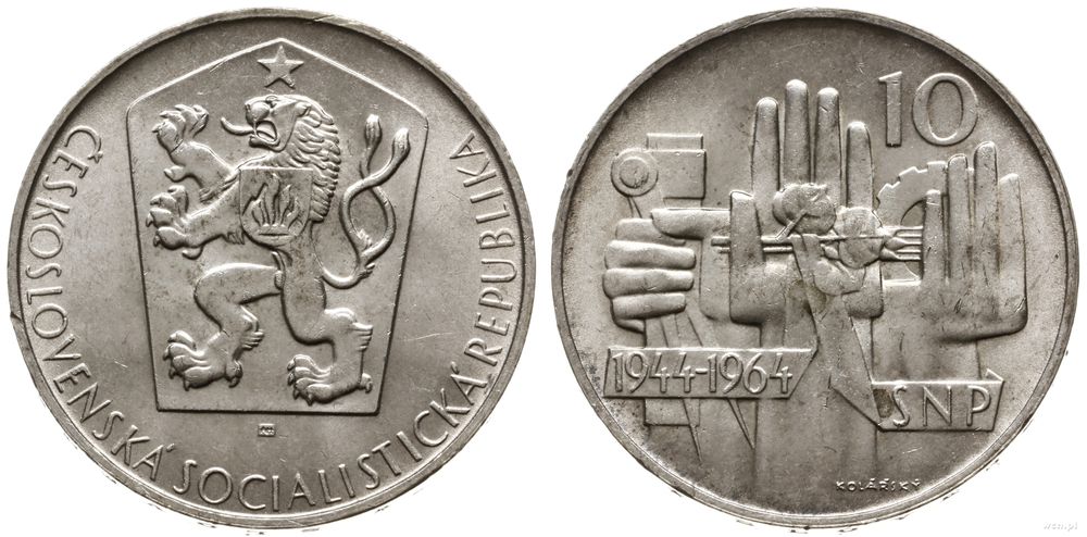Czechosłowacja, 10 koron, bez daty (1964)