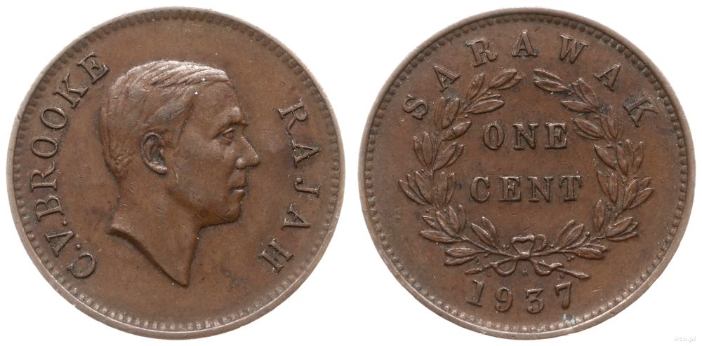 Malezja, 1 cent, 1937 H
