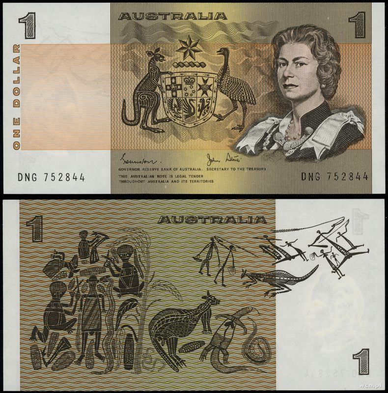 Australia, 1 dolar, bez daty (1983)