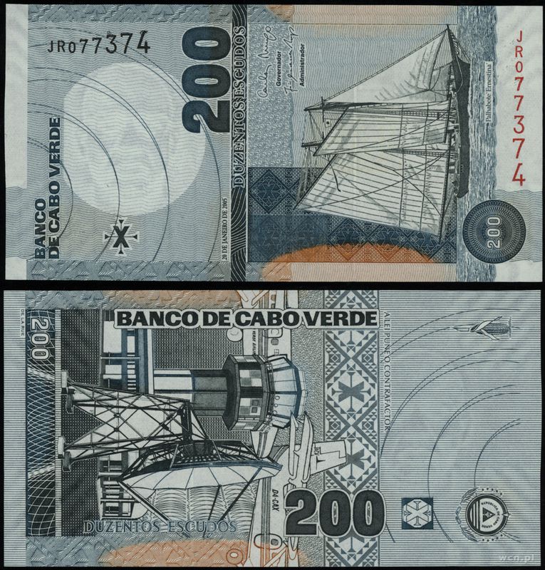 Cabo Verde, 200 escudos, 20.01.2005