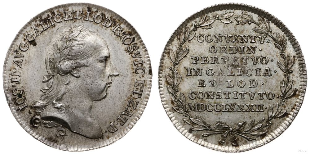 Polska, medal pamiątkowy, 1782