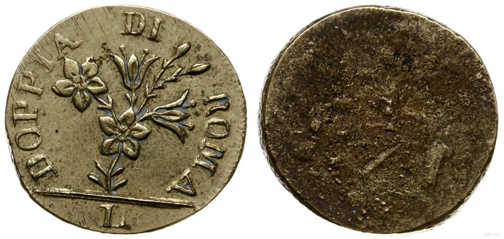 Włochy, odważnik monetarny, XVIII w.