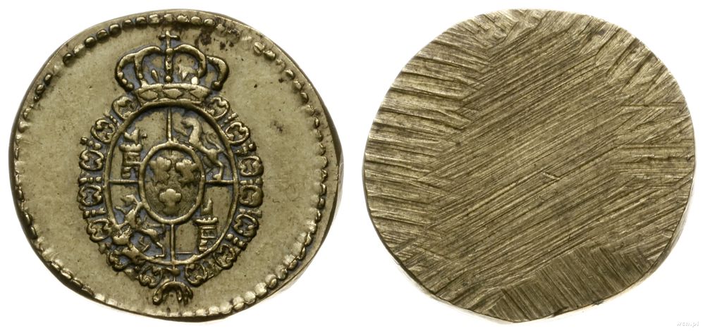 Hiszpania, odważnik monetarny do 1/2 escudo, II poł. XVIII w.
