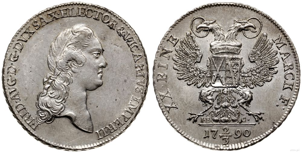 Niemcy, gulden (2/3 talara), 1790 IEC