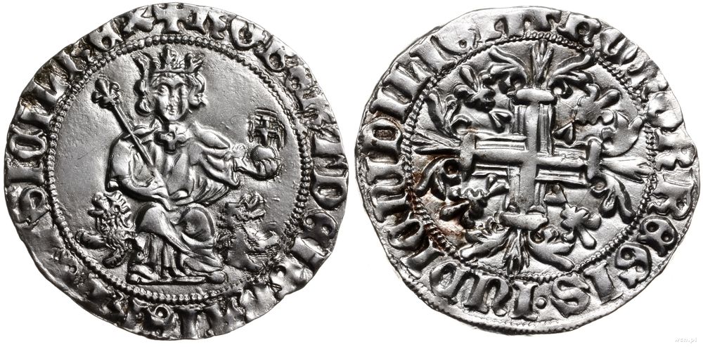 Włochy, grosz (gigliato), 1312-1317
