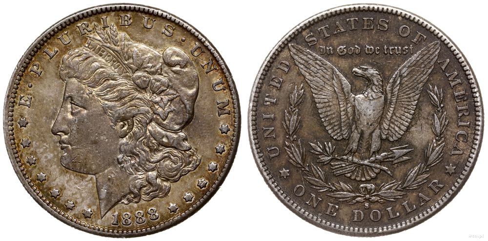 Stany Zjednoczone Ameryki (USA), dolar, 1888 S