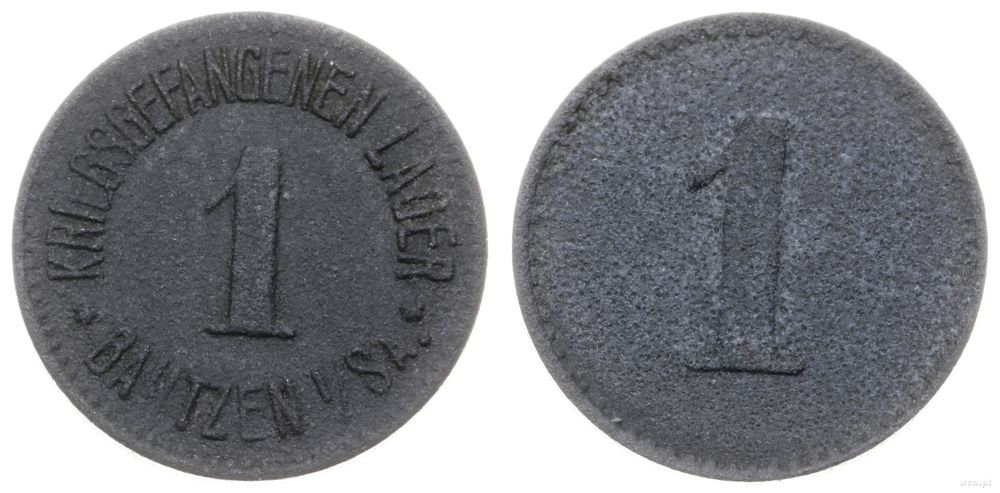 monety obozów jenieckich, 1 fenig, bez daty