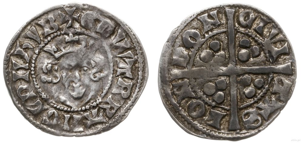 Anglia, pens - denar, bez daty (1300-1302)