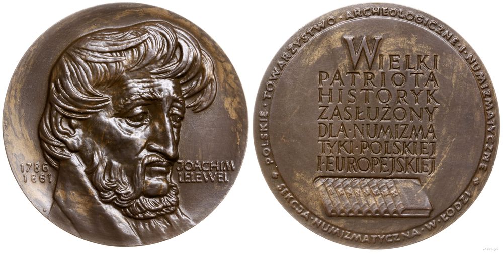 Polska, medal z Joachimem Lelewelem, 1980 (?)