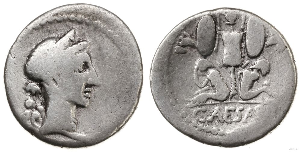Republika Rzymska, denar, 46-45 pne