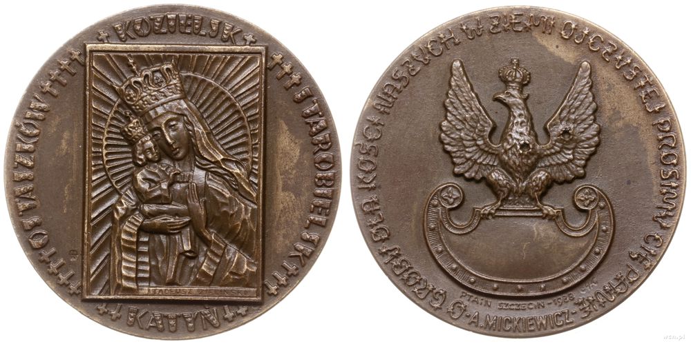 Polska, medal Katyń, 1988