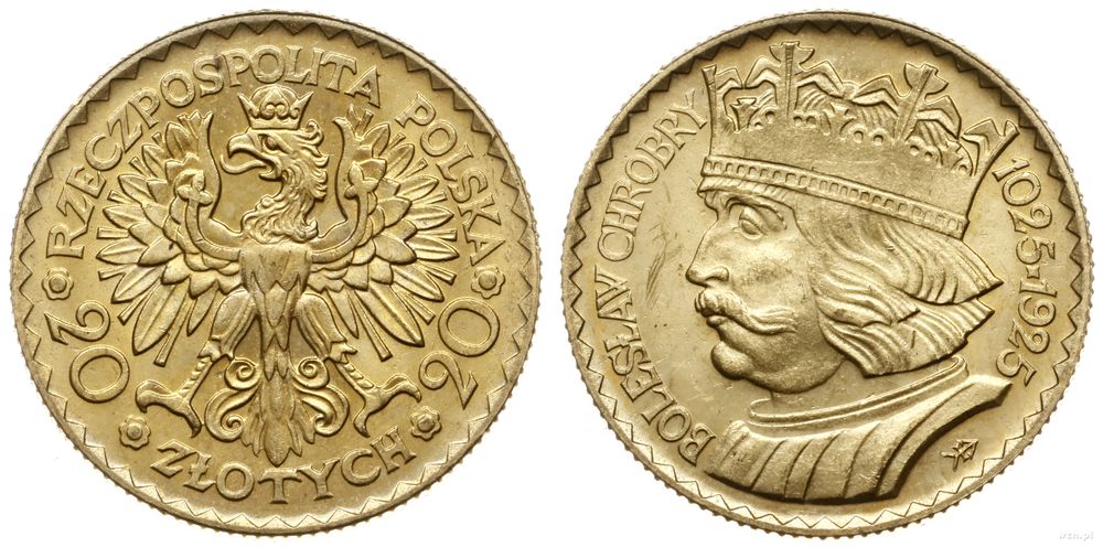 Polska, 20 złotych, 1925