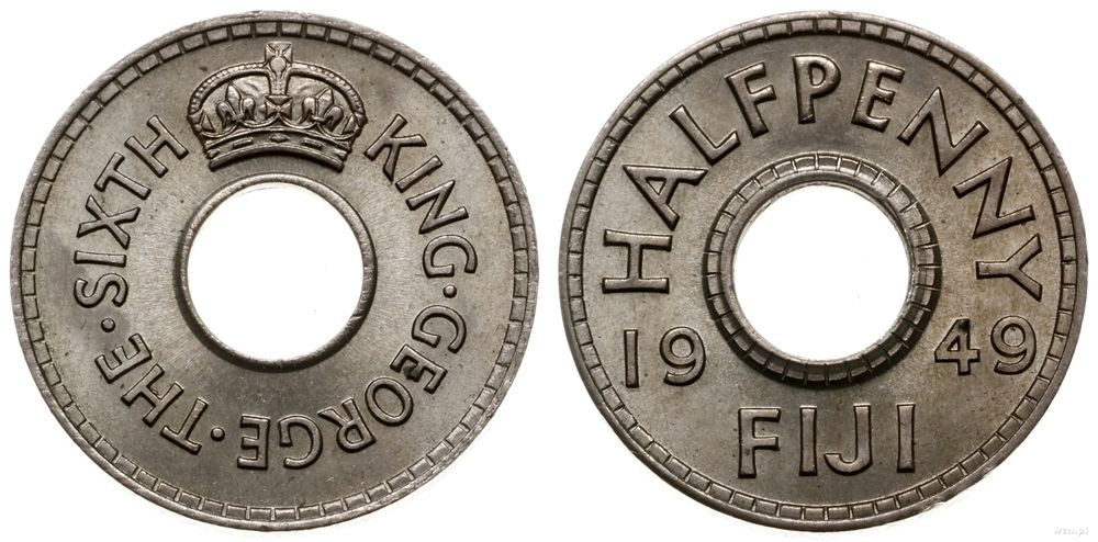 Fidżi, 1/2 pensa, 1949