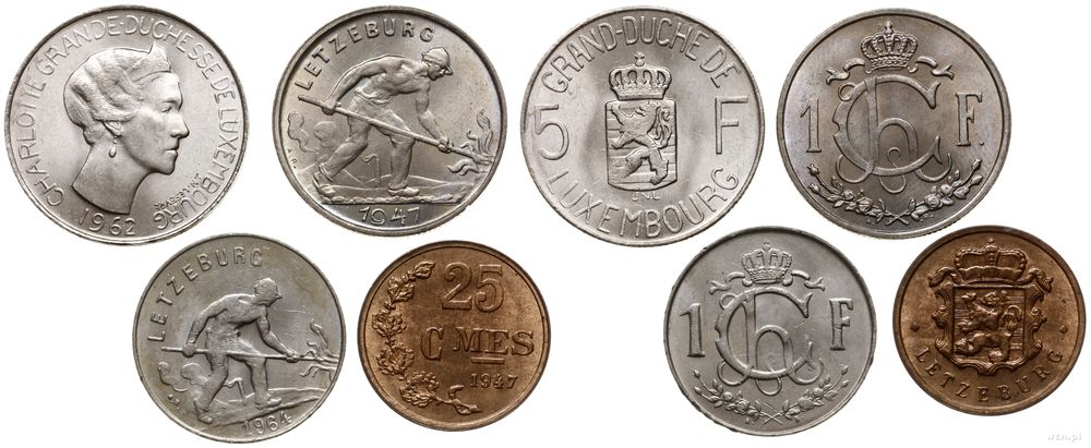 Luksemburg, lot 4 monet