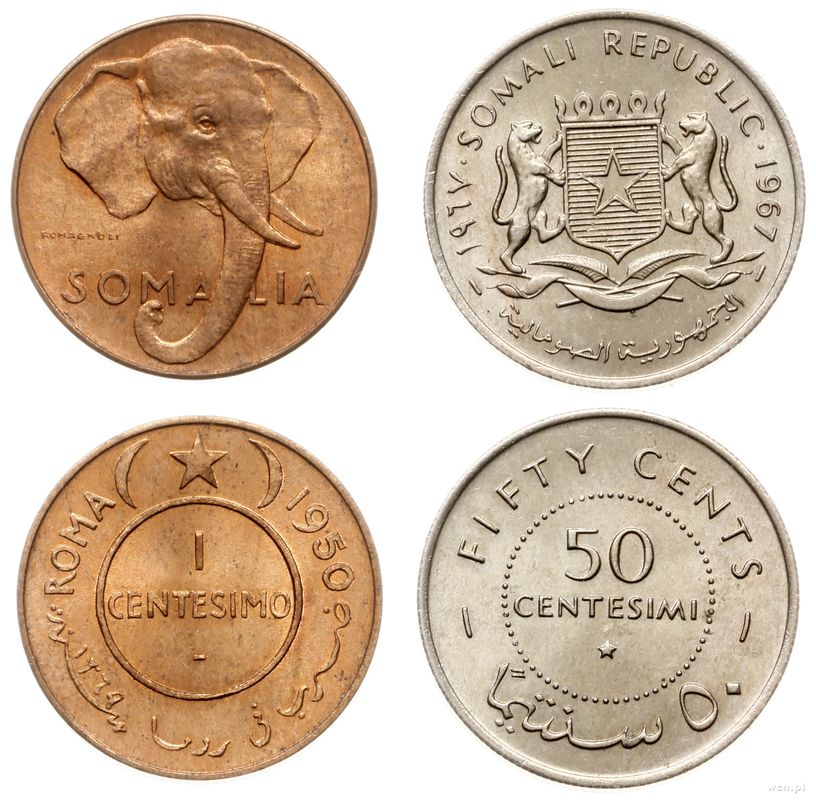 Somalia, lot 2 monet