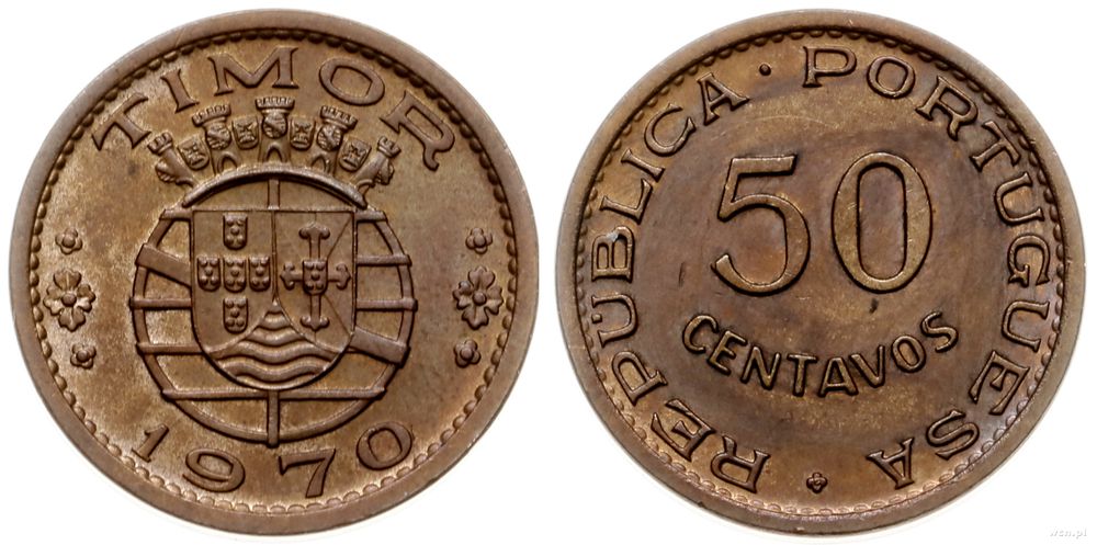 Portugalia, 50 centavos, 1970