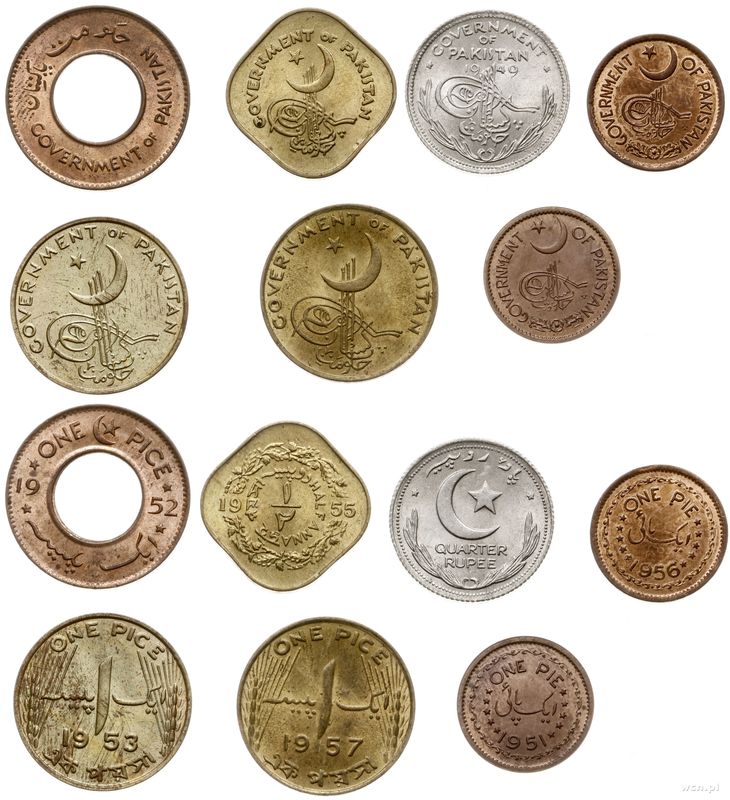 Pakistan, lot 7 monet