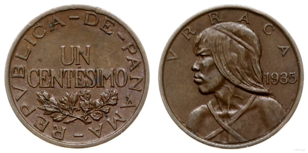 Panama, 1 centesimo, 1935
